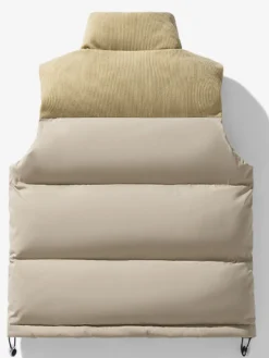 Gilet matelassé sans manches à col montant pour homme
