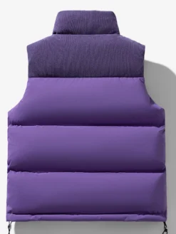 Gilet matelassé sans manches à col montant pour homme