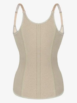 Gilet moulant en latex avec 12 os en acier pour sculpter le corps ceinture abdominale corset