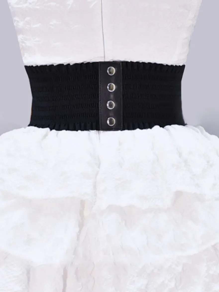 Gothique Lolita Accessoires Lacet Noir Dentelle Fibre Divers