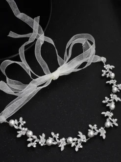 Guirlande de mariée couronne mariage argent