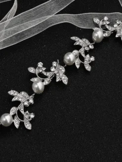Guirlande de mariée couronne mariage argent