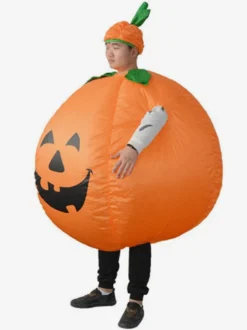 Halloween Costume Gonflable Citrouille Cosplay Drôle Unisexe Pour Stature 1.5 m-2 m Cadeau Déguisements Halloween Fête Soirée de Costume