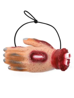 Halloween Décorations effrayantes d'Halloween pour les décorations de vacances de chapeaux de diable en fibre de polyester gris clair pour adultes