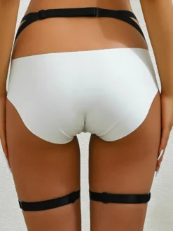 Harnais de cuisse sexy à lanières pour jarretelles pour adultes