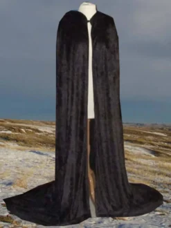 Hommes Noël Noir Ponchos Cape Polyester Noël Halloween Vacances Costumes