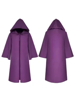 Hommes Ponchos de Noël Bourgogne Cape Polyester Noël Halloween Vacances Costumes