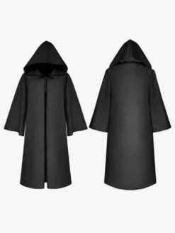 Hommes Ponchos de Noël Bourgogne Cape Polyester Noël Halloween Vacances Costumes
