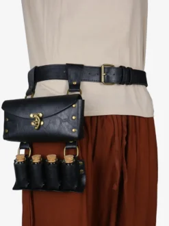 Œillets pour accessoires de costume Steampunk marron pour hommes