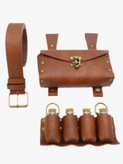 Œillets pour accessoires de costume Steampunk marron pour hommes