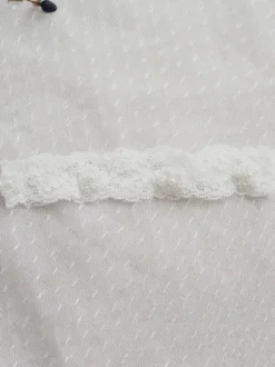 Jarretière de mariage jarretières de mariée en dentelle de polyester blanc