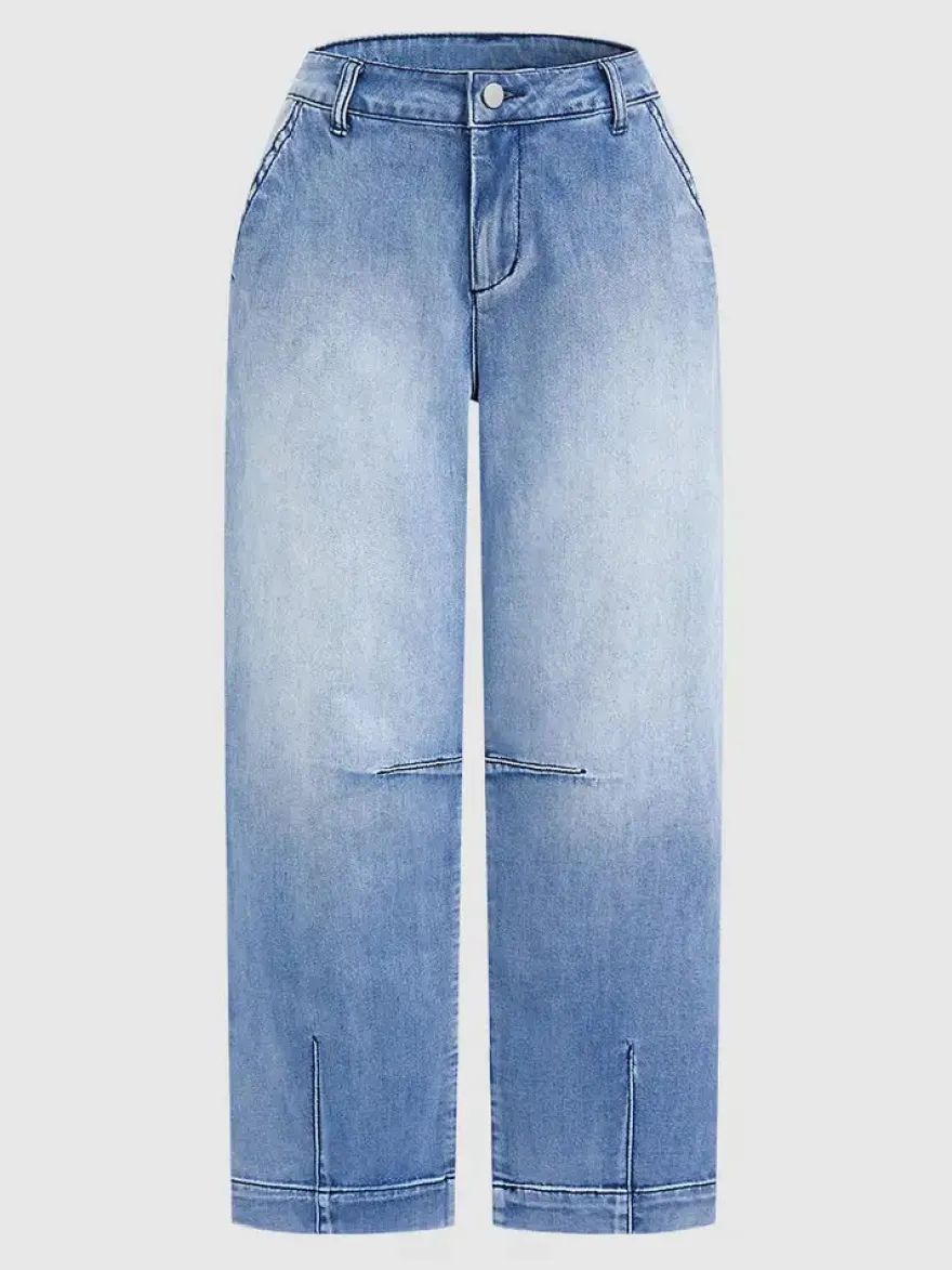 Jean clair taille haute court