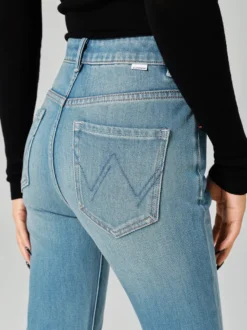 Jeans pour femmes bas élégants à taille haute jeans décontractés au quotidien