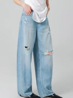 Jeans pour femmes bas sexy et décontractés taille haute
