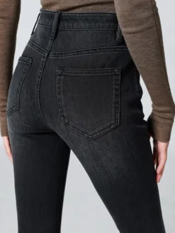 Jeans pour femmes bas évasés jeans modernes et décontractés
