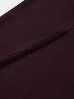 Jupe longue fendue au dos pour femme - Élégante jupe droite taille haute - Tenue de bureau luxueuse et discrète 2026