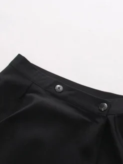 Jupes kaki élégantes vêtements de printemps bas longs pour femmes