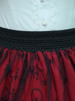 Jupes Lolita bordeaux Sweet Lace Lolita SK