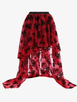 Jupes longues noires chics pour le printemps bas pour femmes