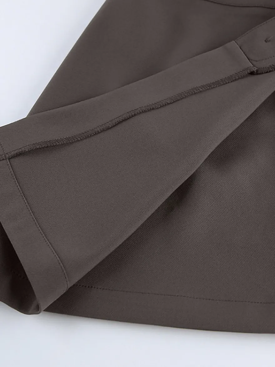 Jupes marron mini d'été pour femmes