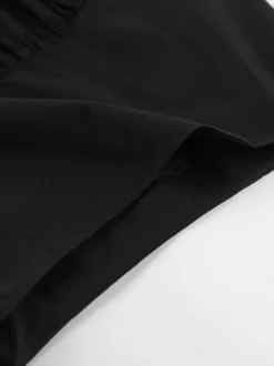 Jupes noires courtes asymétriques pour femmes