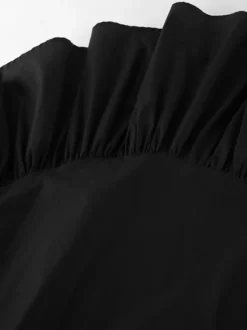 Jupes noires courtes asymétriques pour femmes