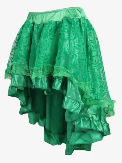 Jupes noires en tulle taille haute sexy coupe asymétrique mini bas pour femmes