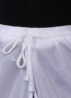 Jupon de mariage blanc 1 couche en voile de tulle