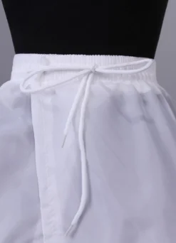Jupon de mariage blanc huit couches en voile de tulle
