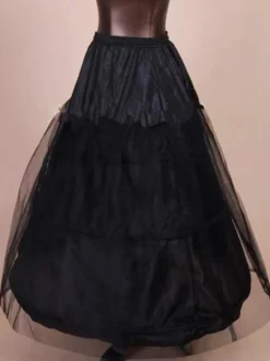 Jupons Gothiques Lolita Couches Jupe Noire Femme