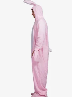 Kigurumi Carnaval Pyjamas Lapin Adulte Rose Costume Carnaval Déguisements Halloween