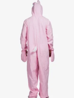 Kigurumi Carnaval Pyjamas Lapin Adulte Rose Costume Carnaval Déguisements Halloween