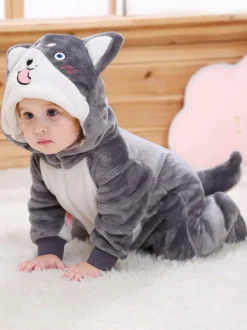 Kigurumi Onesie pyjama enfant dessin animé nourriture combinaison en fibres de Polyester