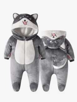 Kigurumi Onesie pyjama enfant dessin animé nourriture combinaison en fibres de Polyester