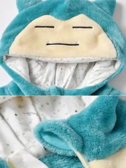 Kigurumi Onesie pyjama enfant dessin animé nourriture combinaison en fibres de Polyester