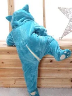 Kigurumi Onesie pyjama enfant dessin animé nourriture combinaison en fibres de Polyester