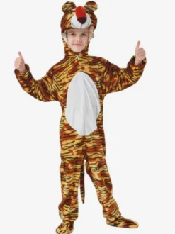 Kigurumi Pyjama Onesie Halloween Animal Combinaison en polyester pour enfants