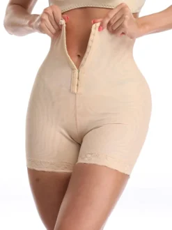 Linge de Mariée Body Sculptant Sous-vêtements Femmes Moulants Courts Unicolore Coupe Cintrée Elastique Body Sculptant Sous-vêtements Femmes