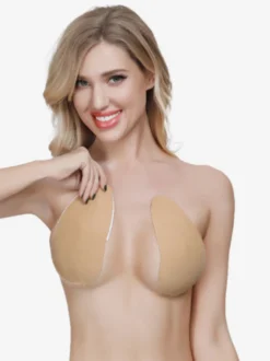 Linge de Mariée Cache-tétons pour femme avec Soutien-Gorge Invisible relevables Réutilisables Adhésif
