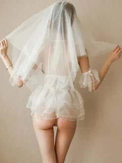 Linge de Mariée Costumes De Mariée Lingerie Déguisement Sexy Pour Femmes