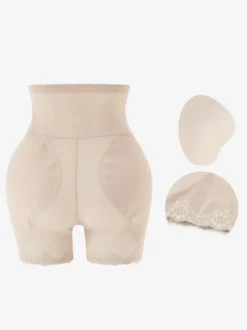 Linge de Mariée Lingerie gainante taille haute noire effet ventre plat.