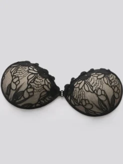 Linge de Mariée Lingerie Pasties pour femmes soutien-gorge sans bretelles dos nu push-up en dentelle à imprimé floral