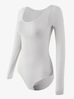 Linge de Mariée Lingerie sculptante marron café manches longues body gainant sans coutures gaine amincissante grande taille contrôle du ventre sous-vêtements sculptants