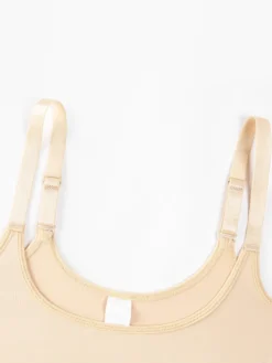 Linge de Mariée Lingerie sculptante couleur chair sans manches bretelles gaine intégrale grande taille contrôle du ventre soutien de la poitrine effet push-up ceinture amincissante