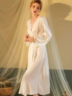 Linge de Mariée Robes Pyjama Sexy Dentelle Dos Nu