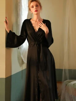 Linge de Mariée Robes Pyjama Sexy Dentelle Dos Nu