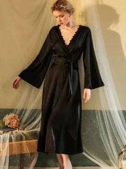 Linge de Mariée Robes Pyjama Sexy Dentelle Dos Nu