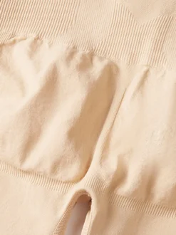 Linge de Mariée Short gainant taille haute post-partum grande taille effet ventre plat et fessier ceinture amincissante jambes carrées