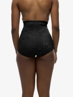 Linge de Mariée Short gainant taille haute en dentelle pour contrôle du ventre et compression pour amincissement des cuisses