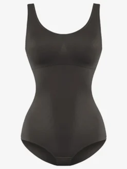 Lingerie Body Sculptant Rose Sans Manches Col U